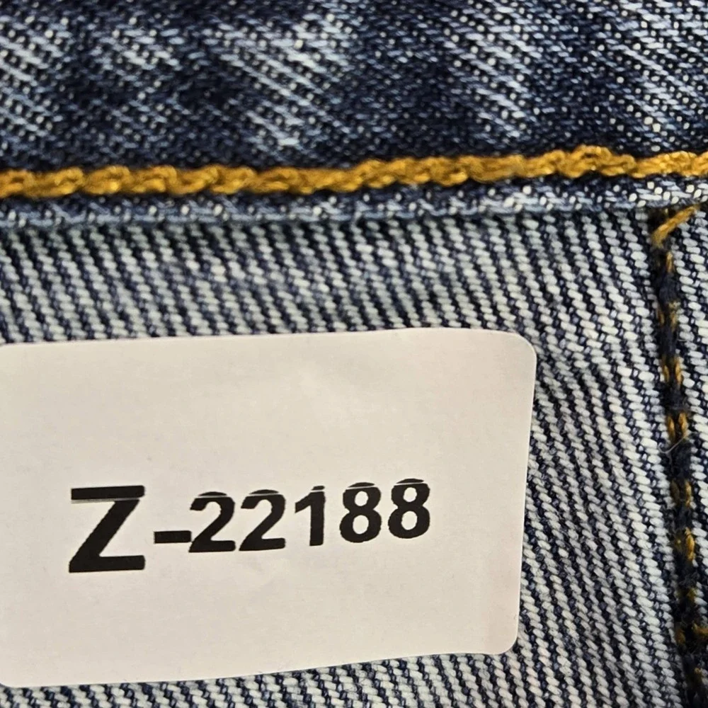 Cinch Men Jeans 29x35 Blue Denim Embroidered Green Label 35